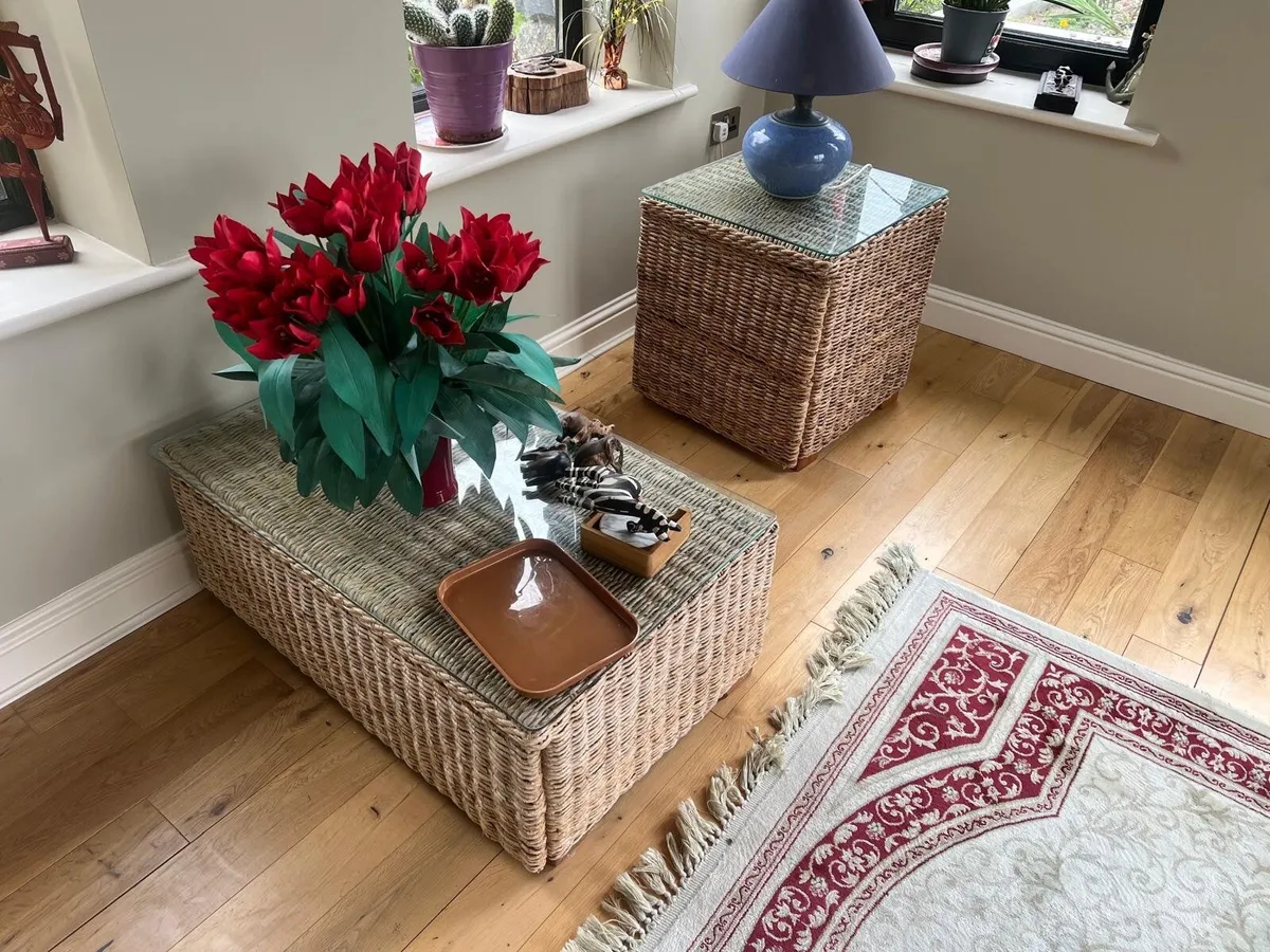 Rattan sofa set conservatory indoor - Image 4