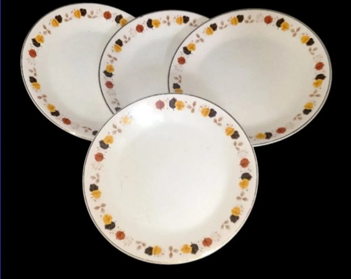 Vintage Arklow Pottery"Autumn Leaves"Plates Small - Image 3