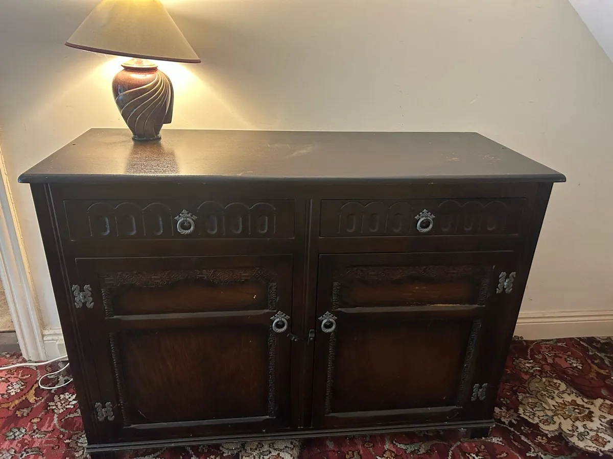 Dining Table & Cabinet - Image 4