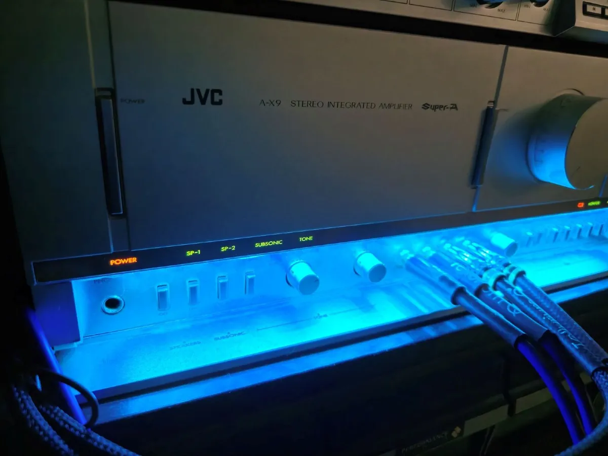 JVC A-X9 HI-END POWER AMPLIFIER NEW CAPACITORS - Image 1