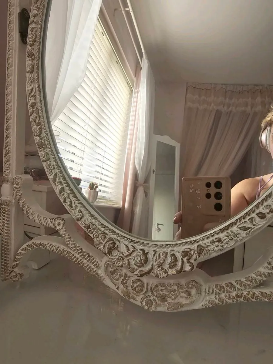 Ornate swivel mirror - Image 4