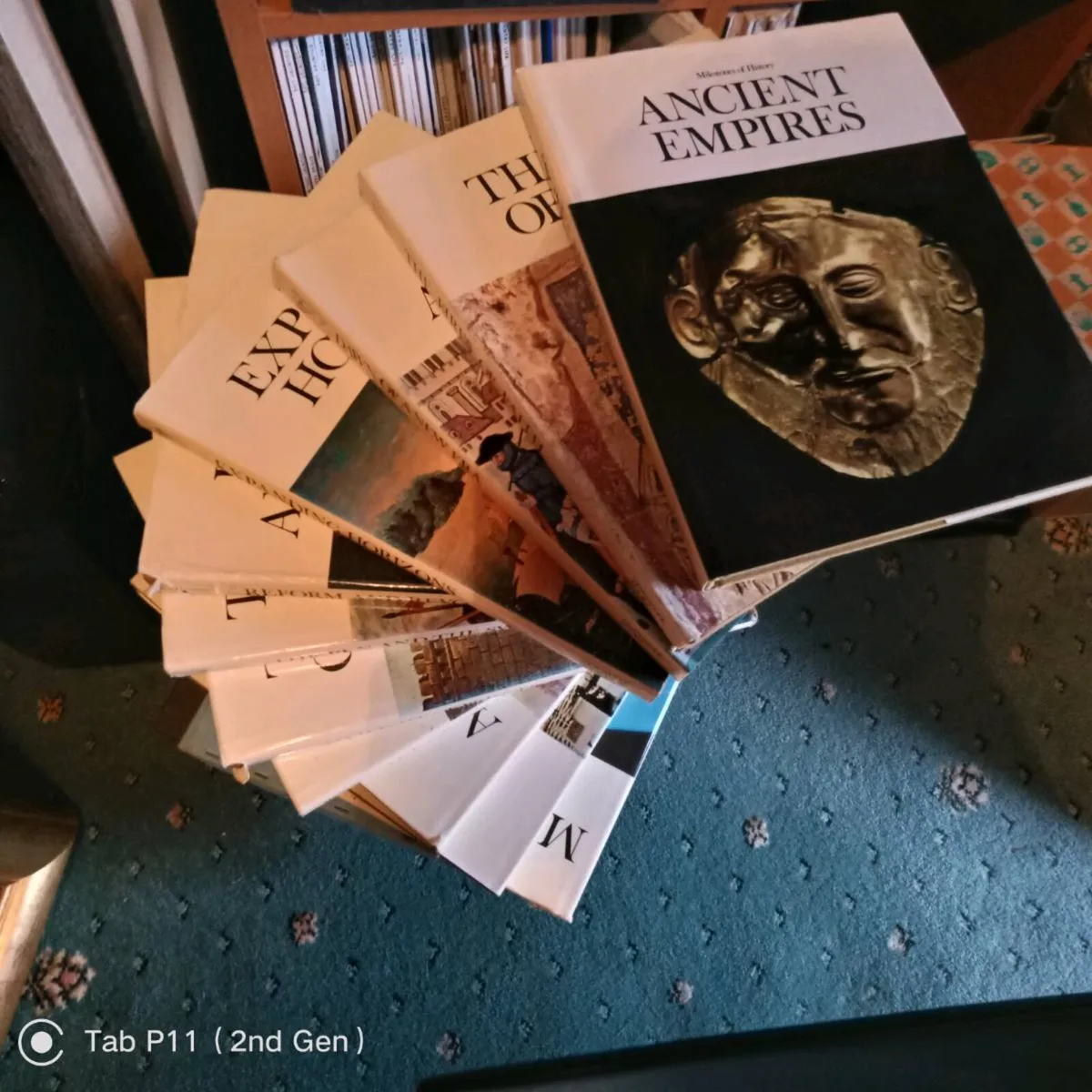 11 Volumes of 'Milestones of History's - Hardback - Image 2