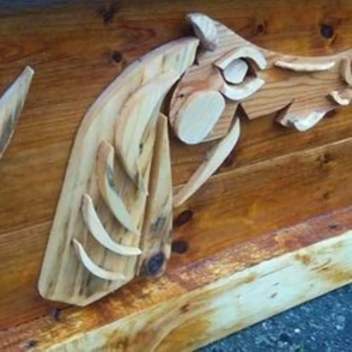 Rustic driftwood horse head / display - Image 4