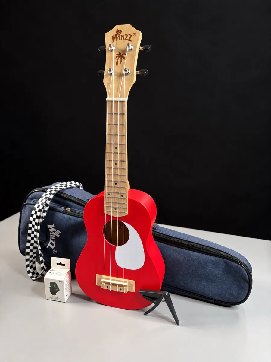 Ukulele + Case + Tuner + Capo - Image 1