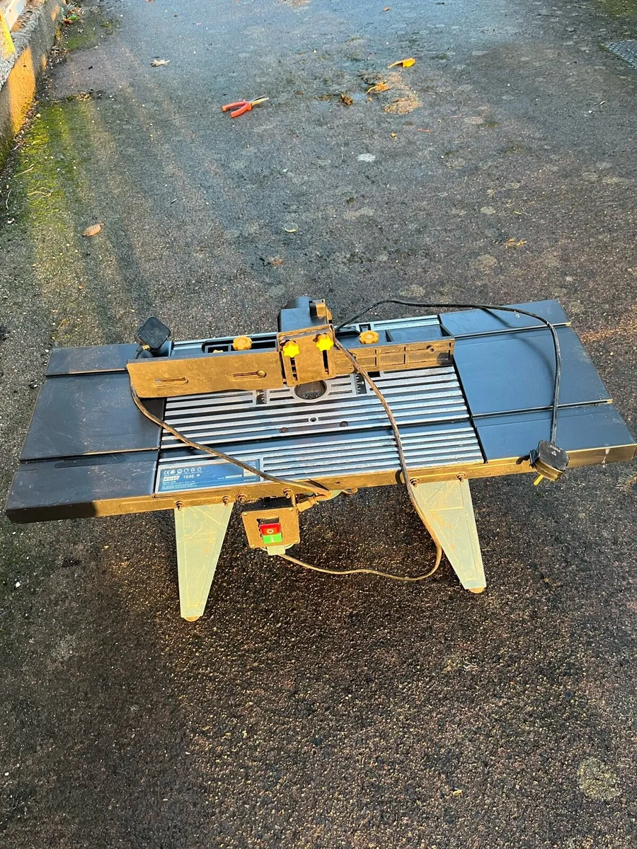 Power Craft Router Table PRT 150 and Router PRF 12 - Image 1