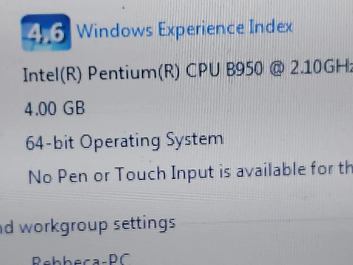 HP Pavilion g6, 15.6 inch Laptop, 4GB Ram, 750GB H - Image 4