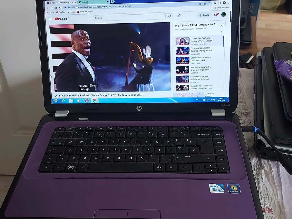 HP Pavilion g6, 15.6 inch Laptop, 4GB Ram, 750GB H - Image 1