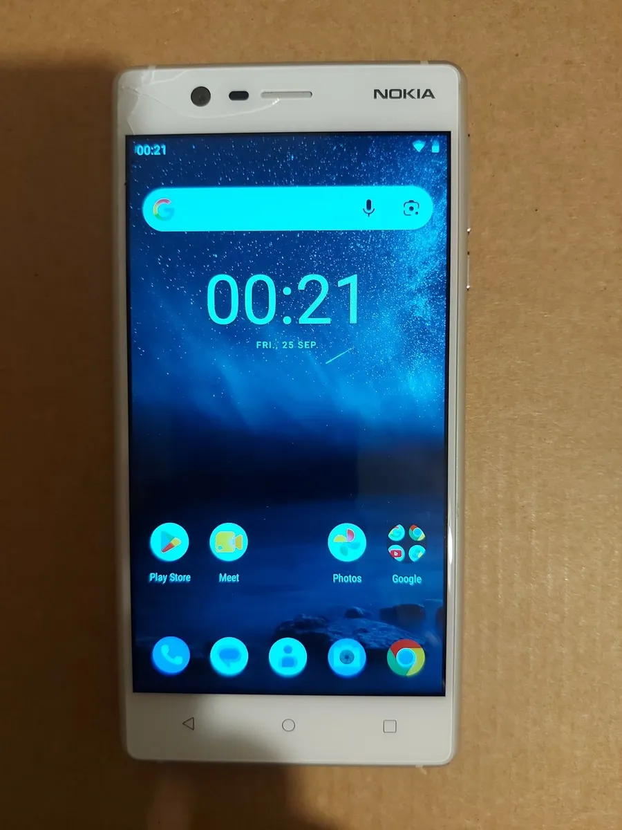 Nokia 3, Model TA-1020, 16GB, White, - Image 1