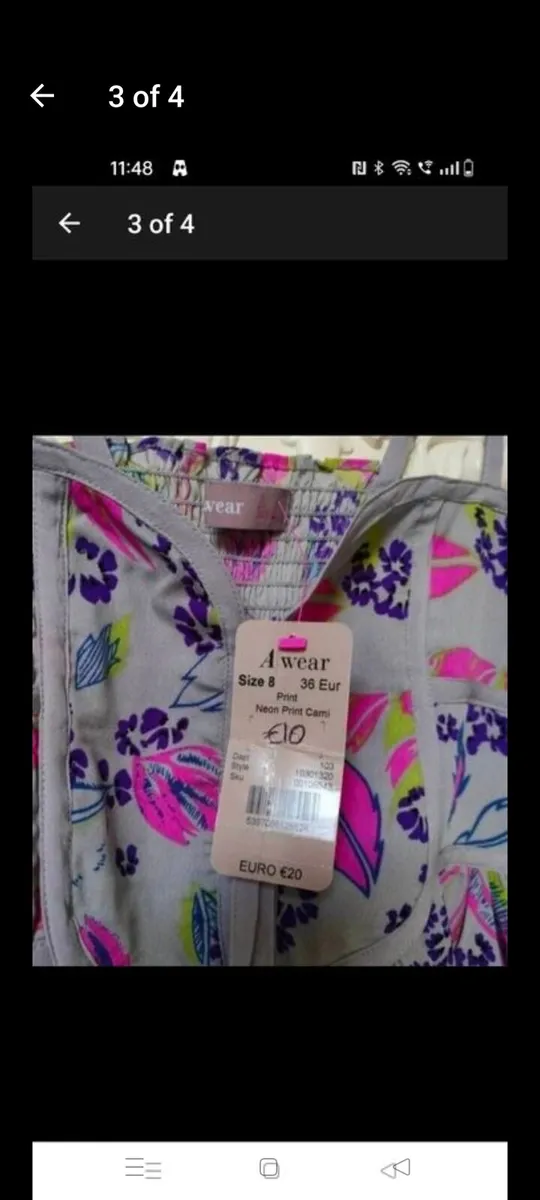 Ladies A. Wear pretty top new with tags size 8. €1 - Image 3