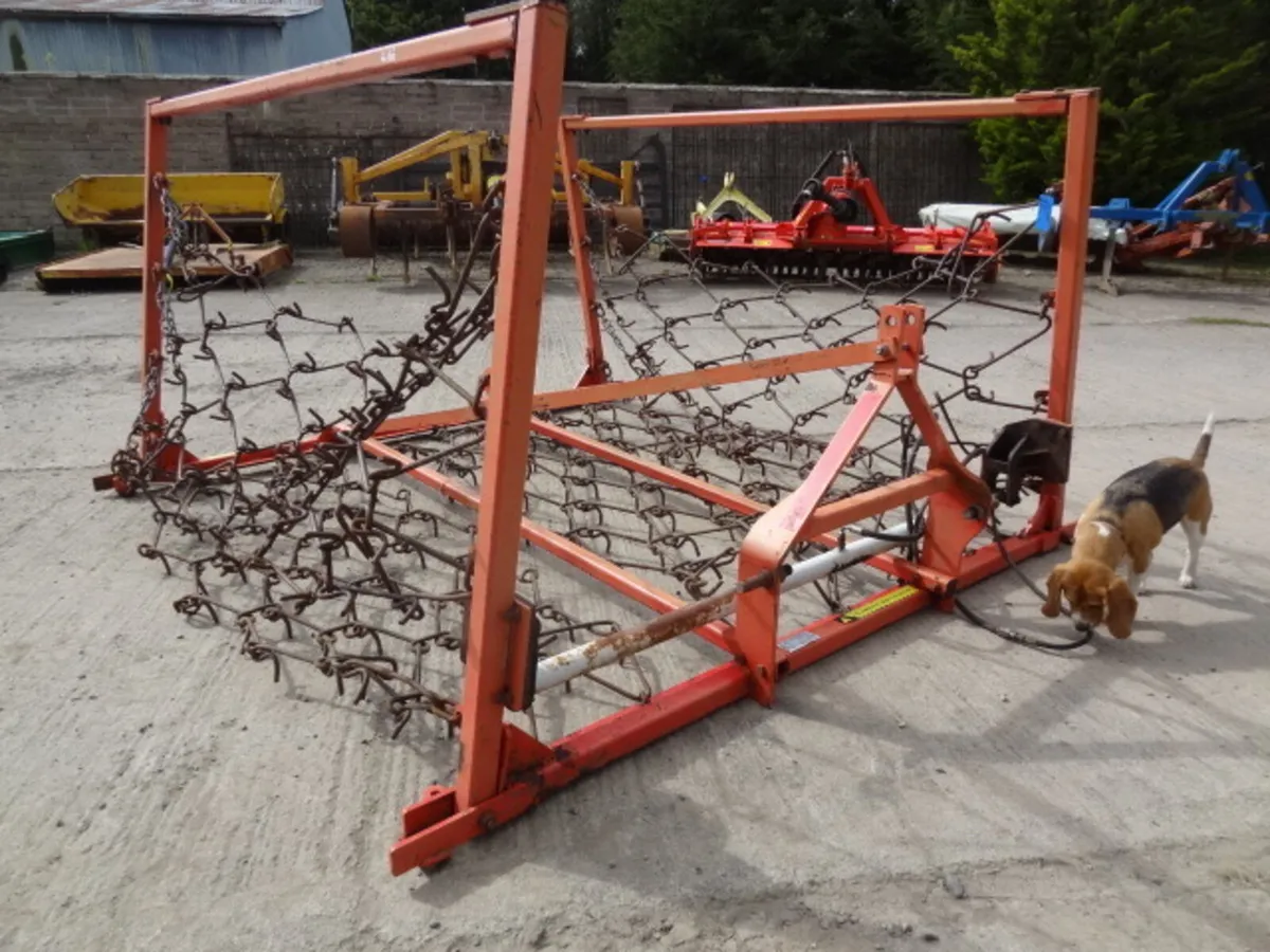Parmiter 5m Chain Harrow Mounted Hydraulic Fold - Image 3