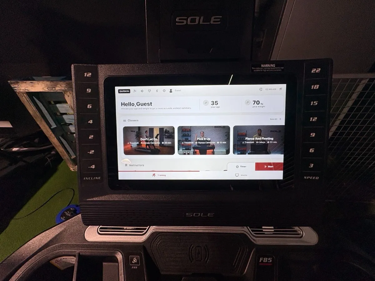 Sole F85 Folding Treadmill | 4.0 CHP |  19 km/h - Image 3