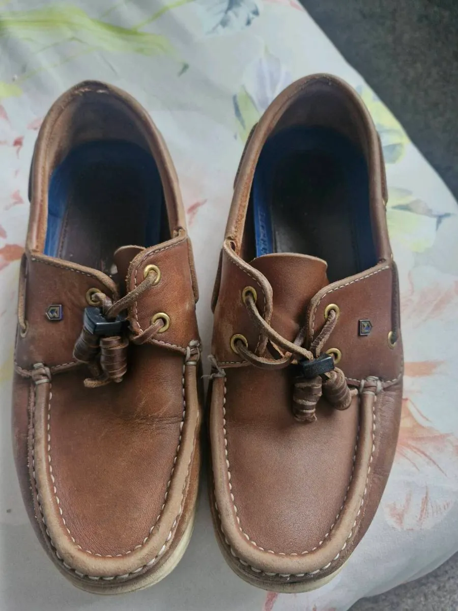 TAN. DUBARRY DECK SHOES - Image 1