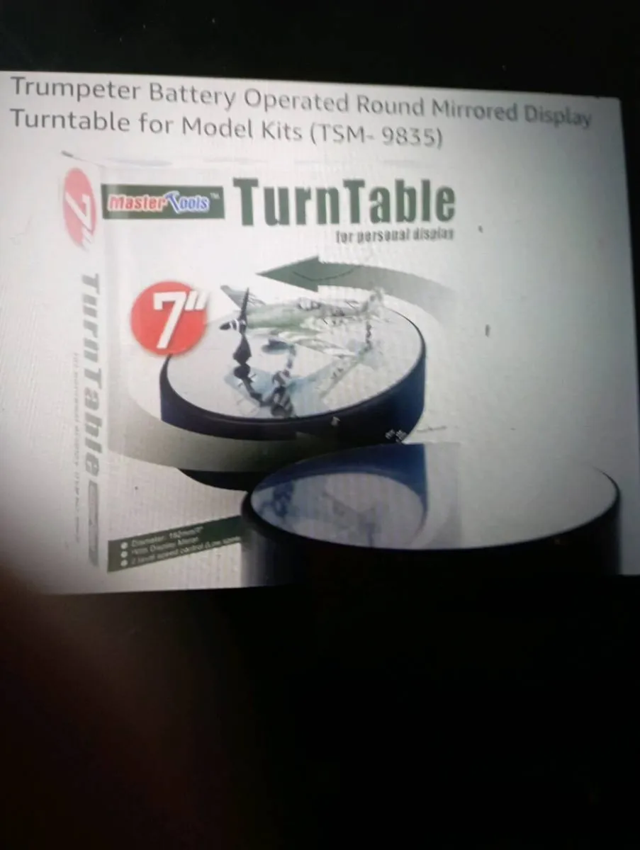 MASTER TOOLS 7" ROTATING DISPLAY  TURNTABLE. - Image 1