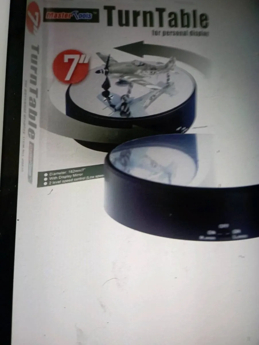 MASTER TOOLS 7" ROTATING DISPLAY  TURNTABLE. - Image 4