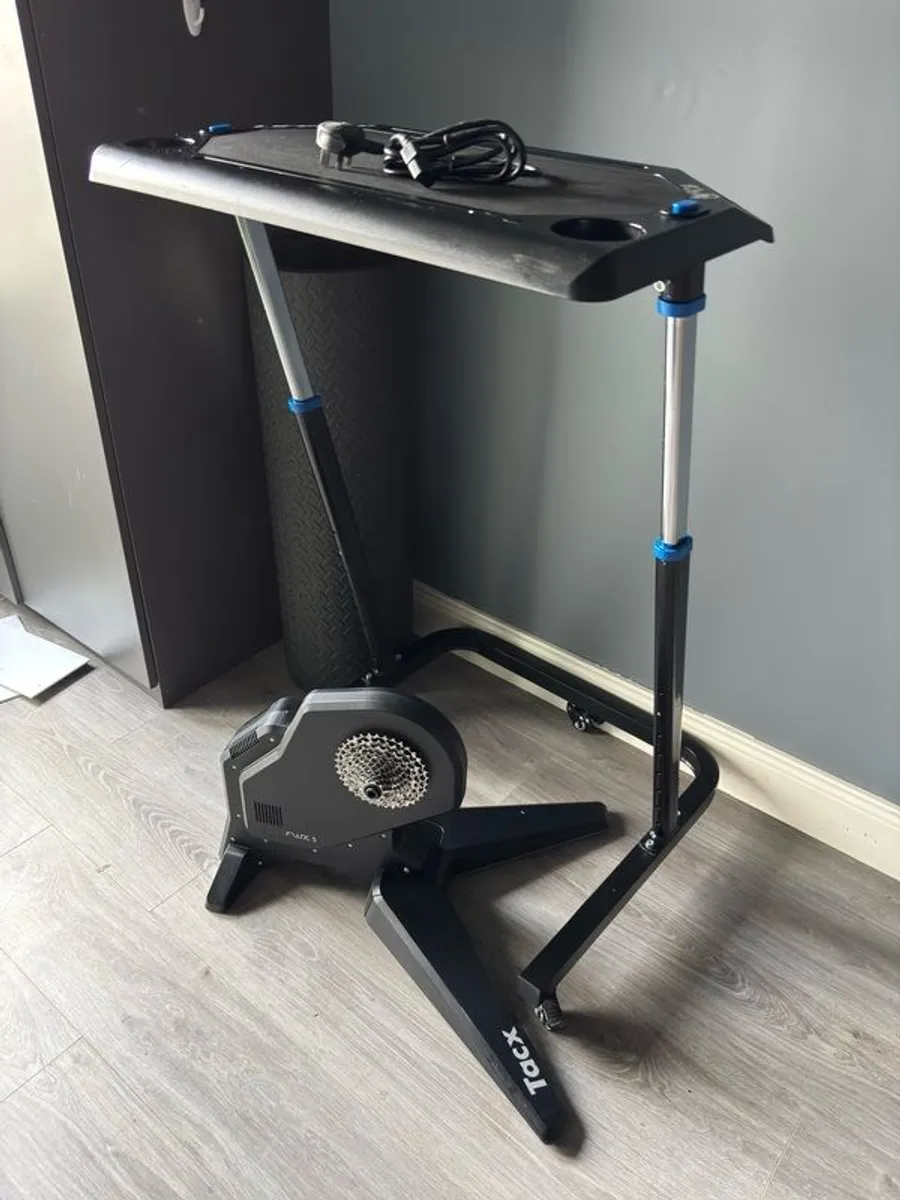 Tacx Flux S Turbo Trainer and Table - Image 1