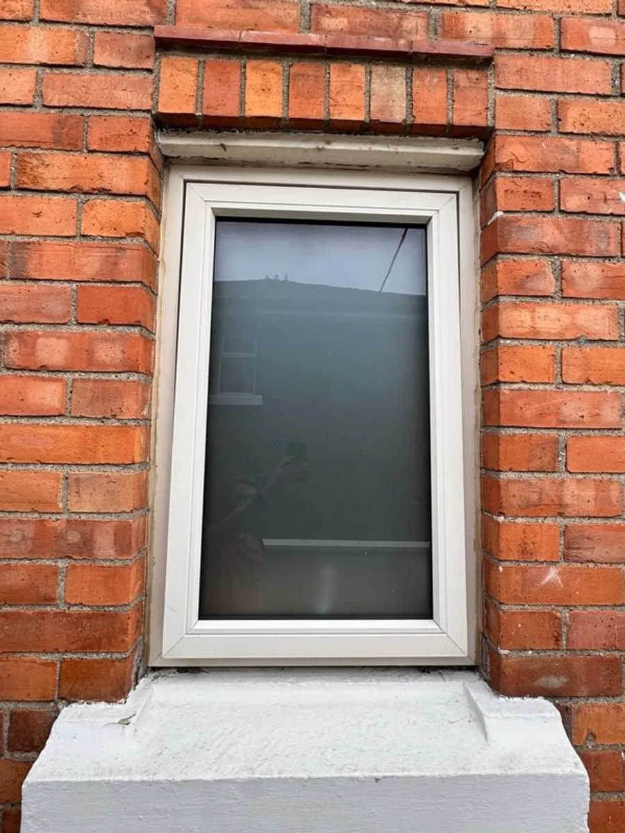 Frosted Double Glazed Timber/Aluminium Windows 3 Sizes - Image 1