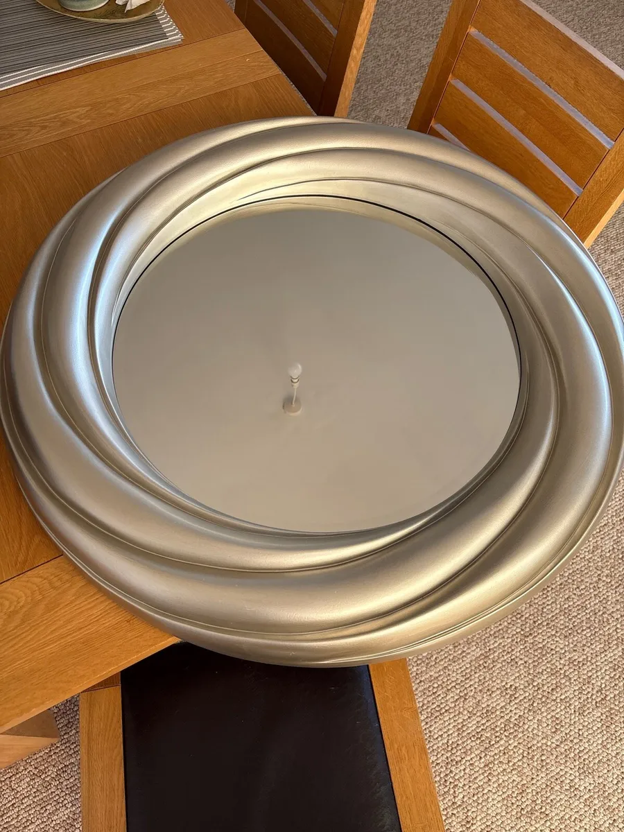 Large Round Statement Wall Mirror 85 cm