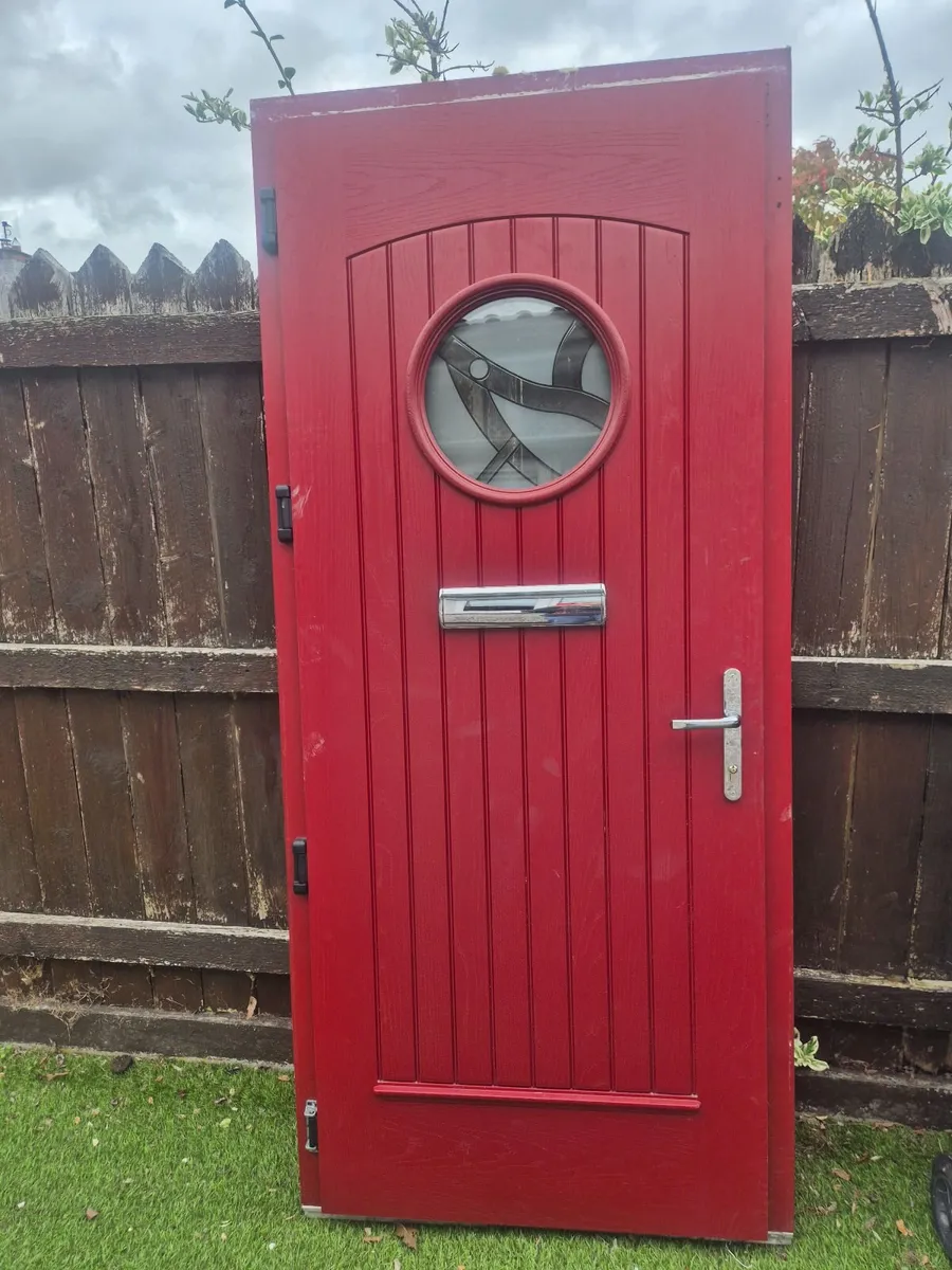 Red Palladio composite Front Door - Image 1