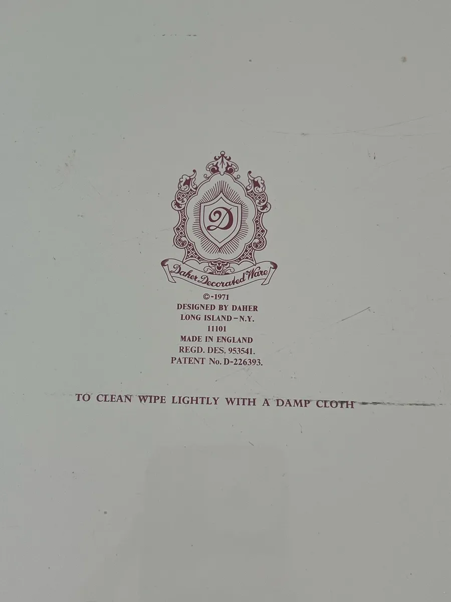 Vintage Daher England Tray - Image 3