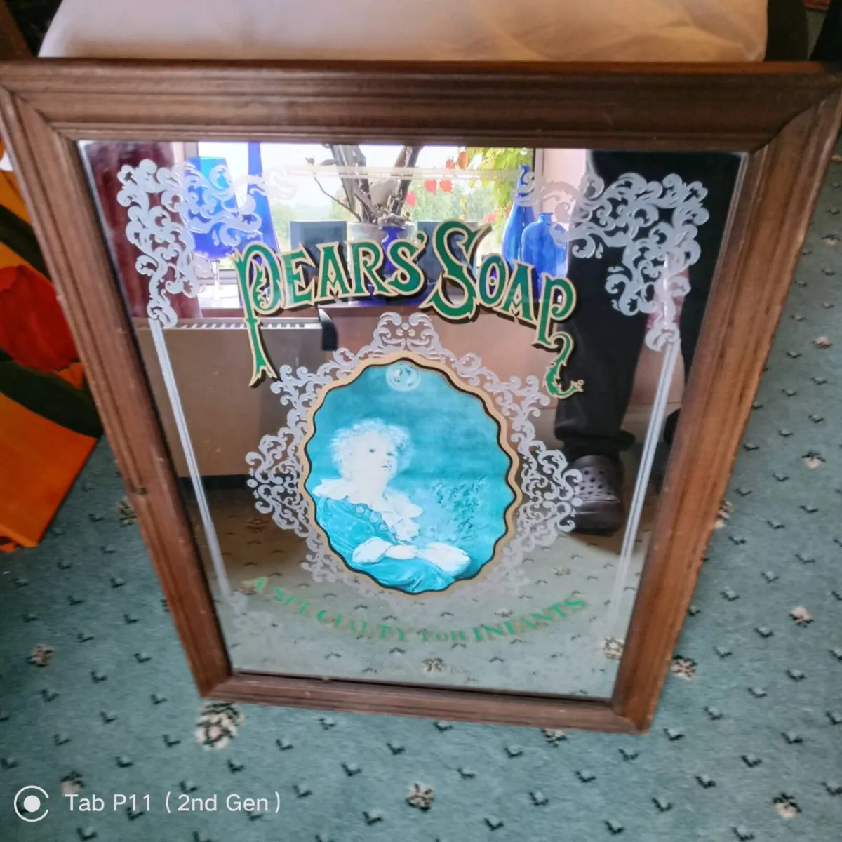 Pears ' vintage' picture/ mirror