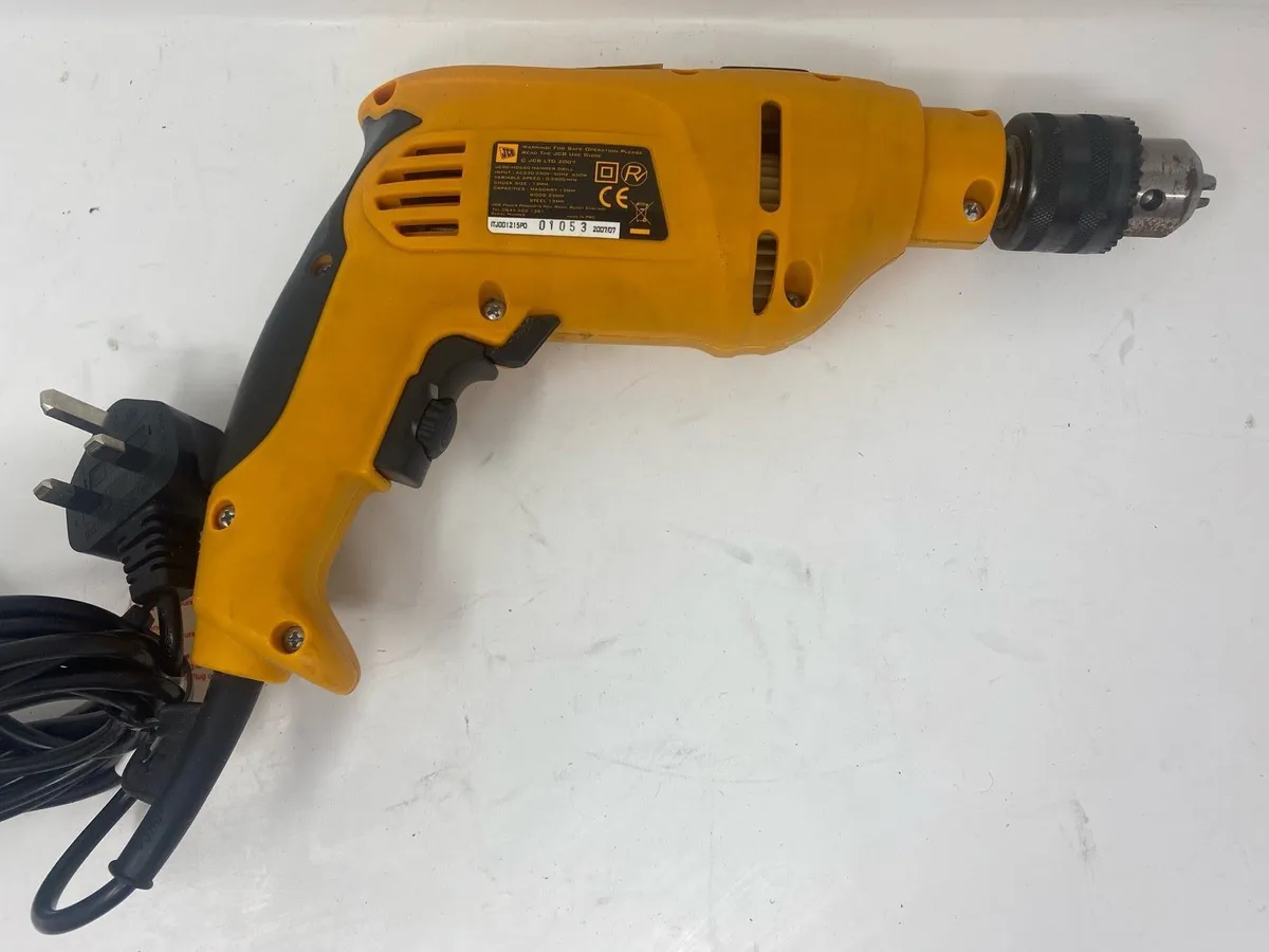 JCB Corded Electric Drill Variable Speed - Image 1