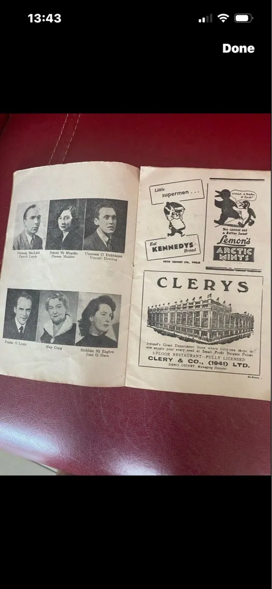 Vintage Abbey Theatre Programme - Image 4