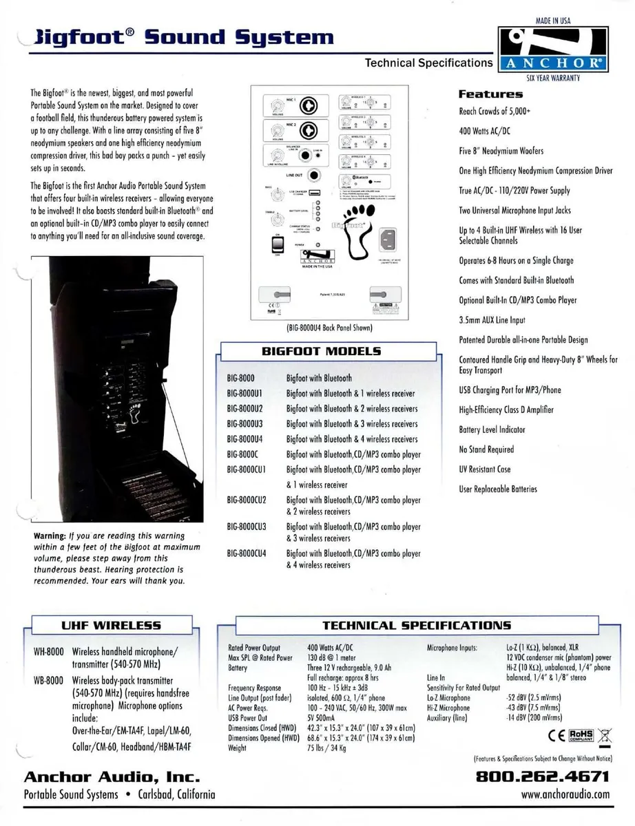 Anchor Audio Battery Powered Sound System - Image 2