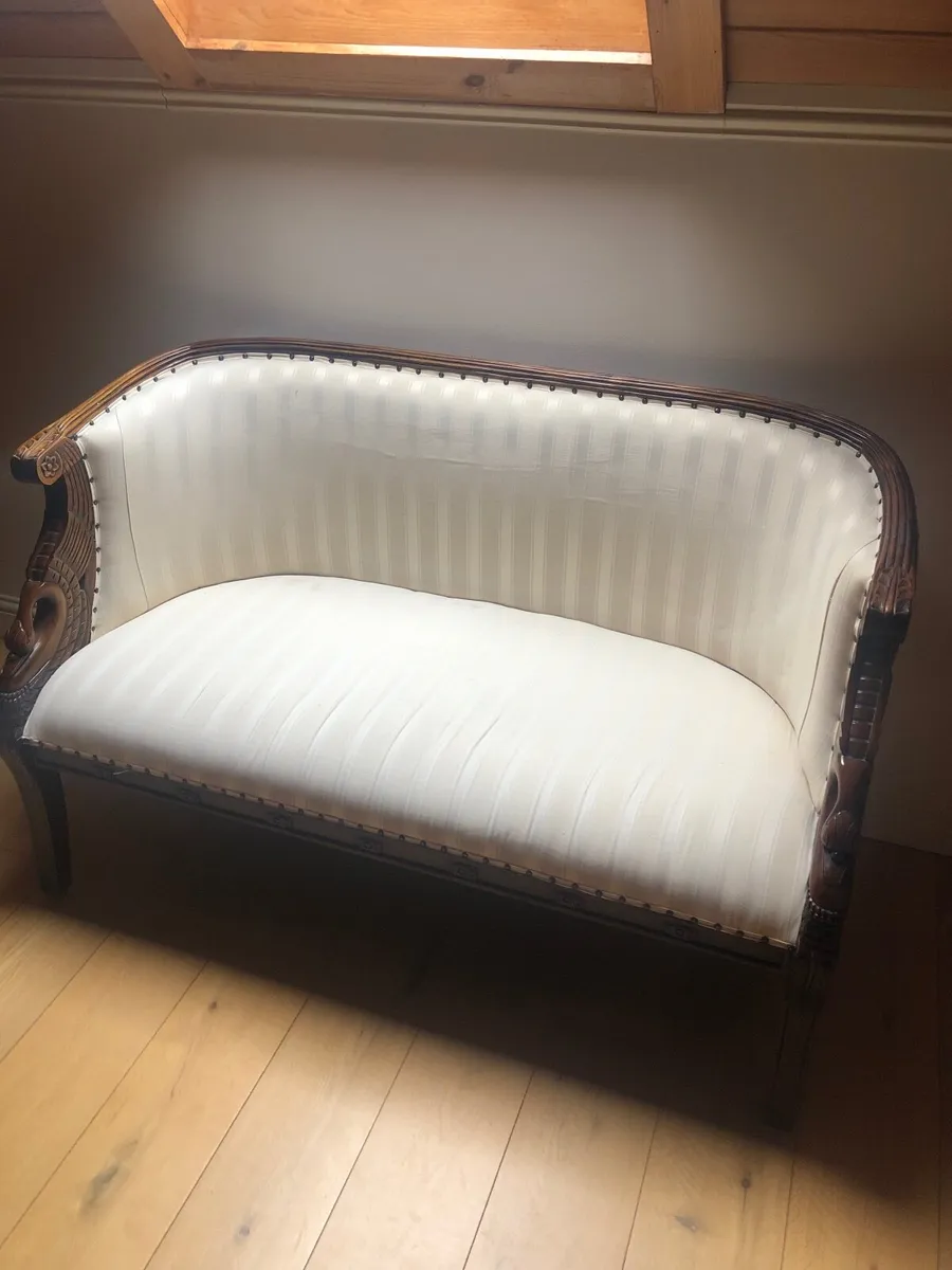 Neoclassical Canapé Settee - Image 1