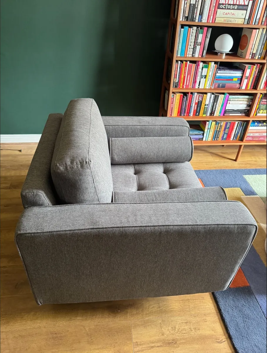 Mid-Century Reproduction Armchair - Image 4