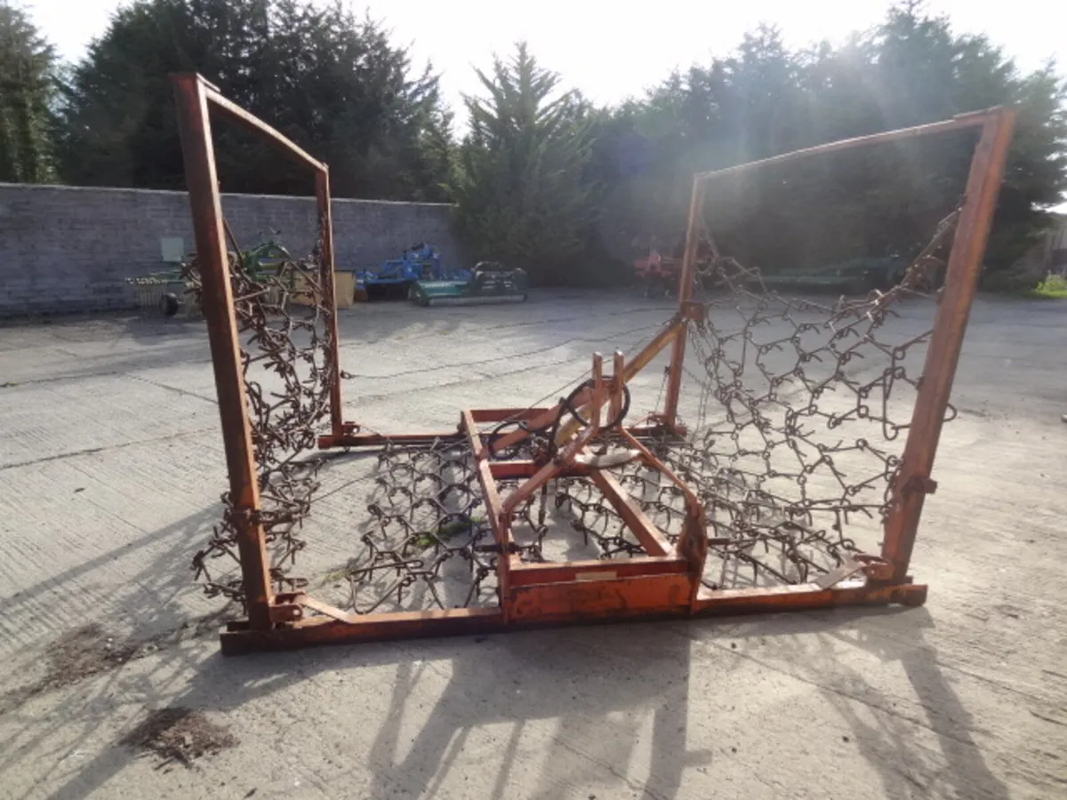 16FT Mounted Hydraulic Folding Chain Harrow - Image 3