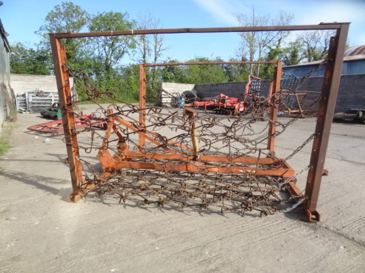 16FT Mounted Hydraulic Folding Chain Harrow - Image 4