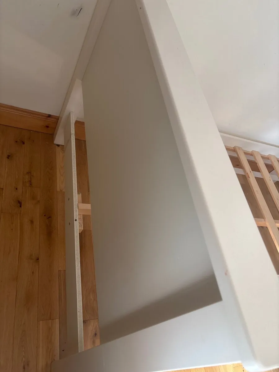 Bed Frame 4ft Wooden White - Image 2
