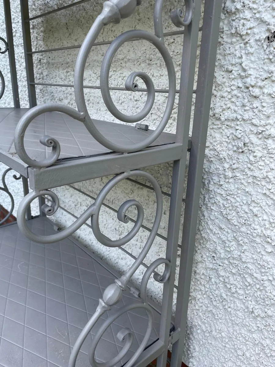 Cadt iron foldable shelving unit - Image 2