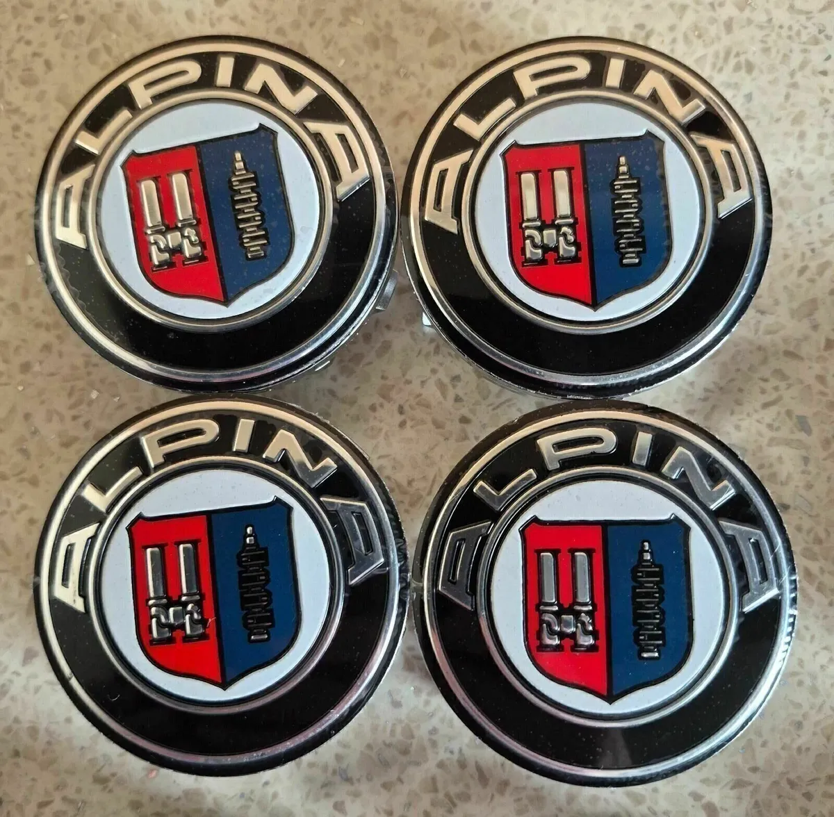 4 x Alpina Centre Caps - FREE POST