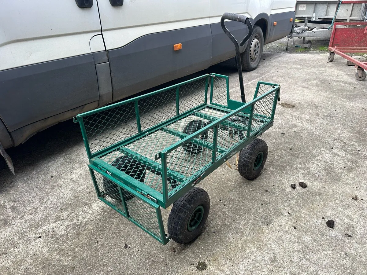 Green Blade Heavy-Duty Garden/Utility Trolley - Image 2