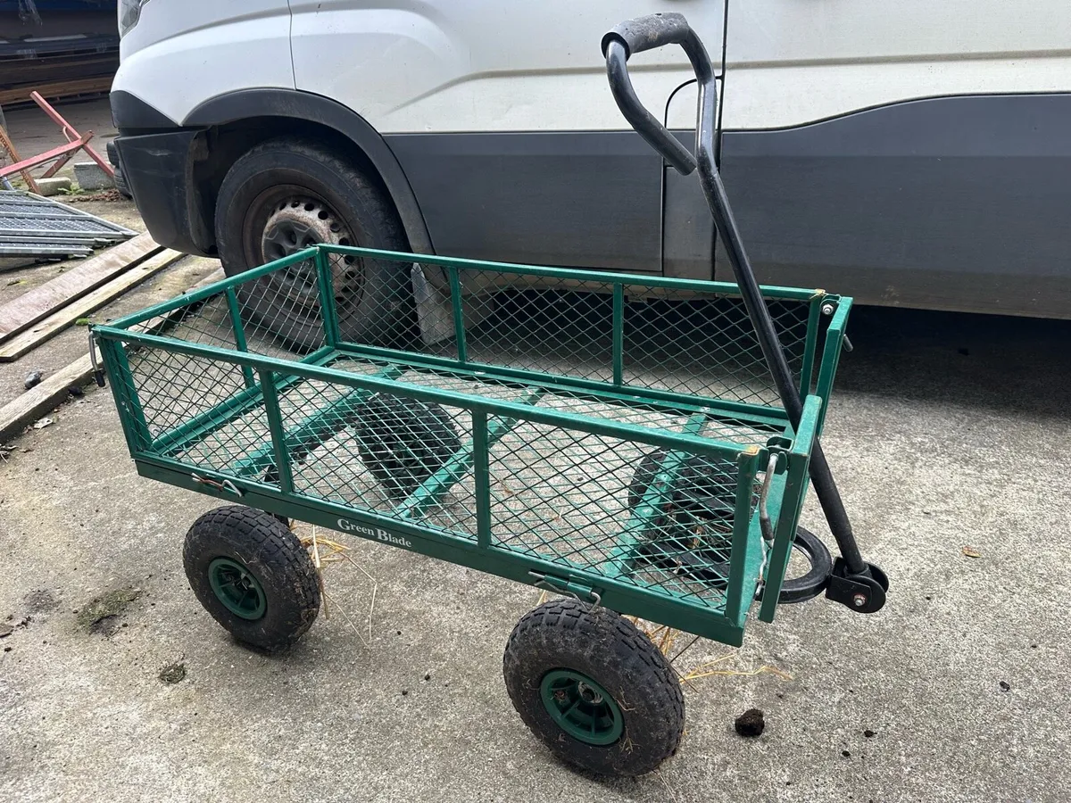 Green Blade Heavy-Duty Garden/Utility Trolley - Image 3