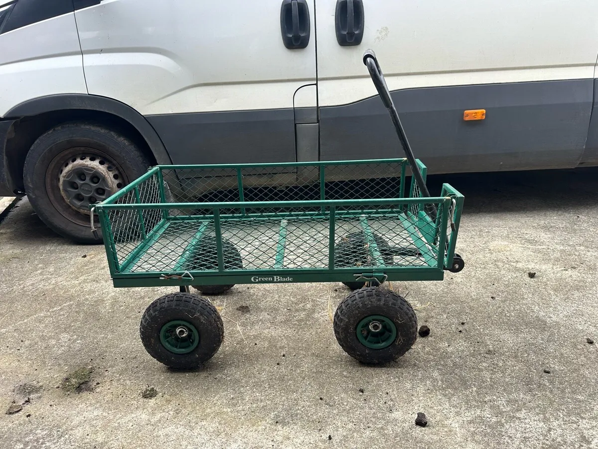 Green Blade Heavy-Duty Garden/Utility Trolley - Image 1