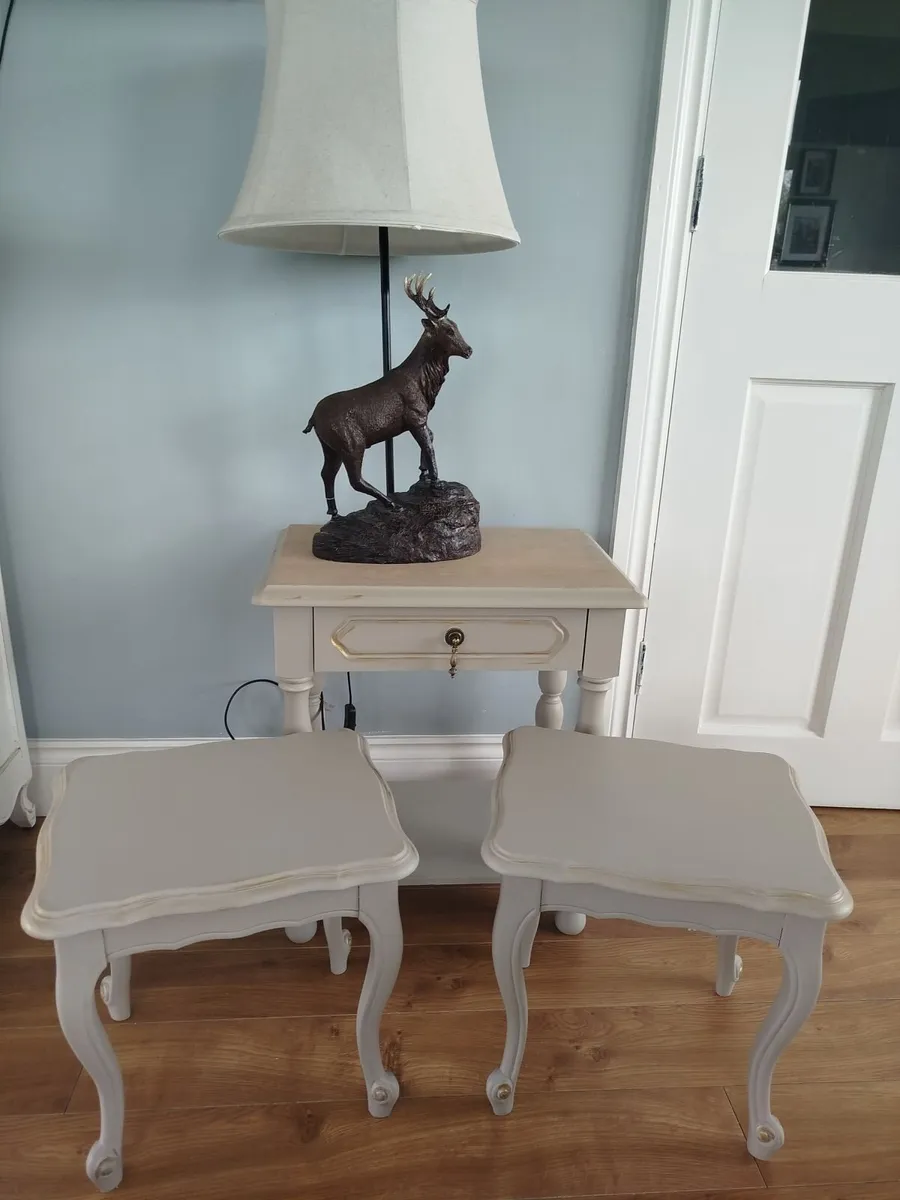 Lamp table and sidetables - Image 2