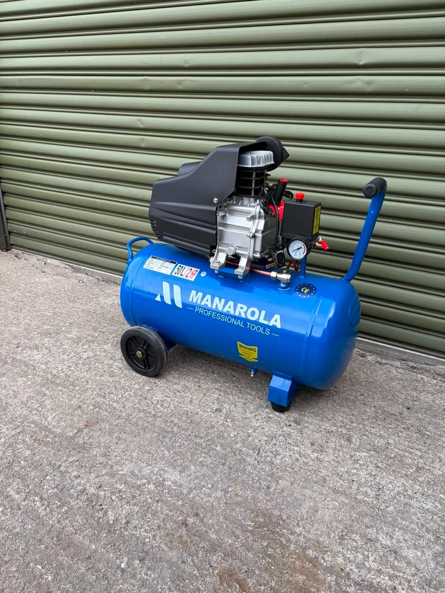🔧🔥 BRAND NEW MANAROLA 50 LITRE AIR COMPRESSOR - Image 1