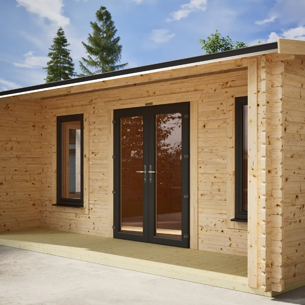 🏡 20x18 SNUG LOG CABIN WITH INTEGRATED CANOPY - Image 3