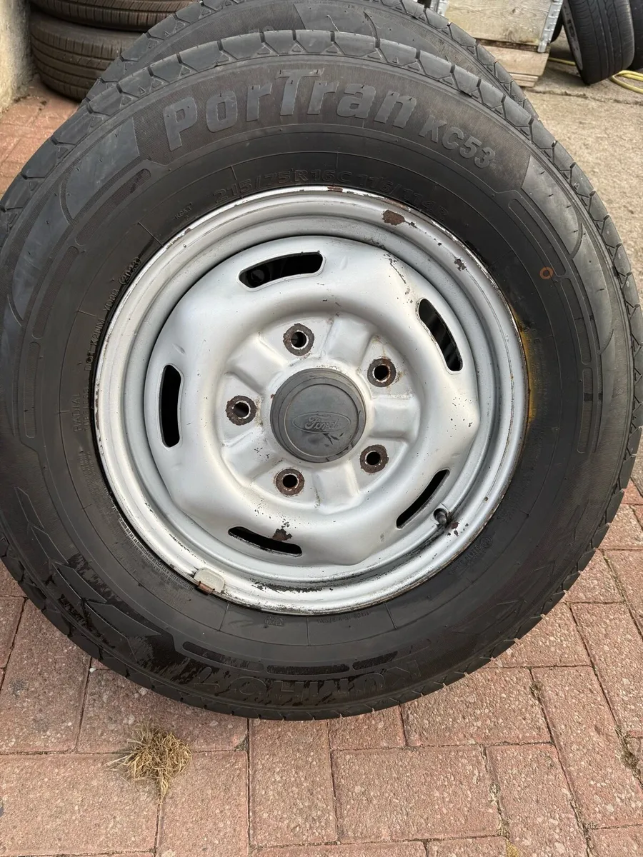 Ford Tranzit/ Alloy Wheels and Tyres 215/75R16C - Image 1