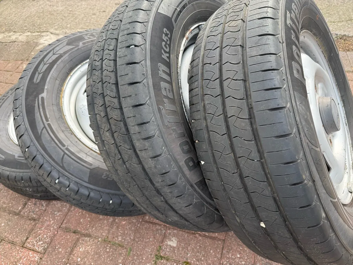 Ford Tranzit/ Alloy Wheels and Tyres 215/75R16C - Image 2