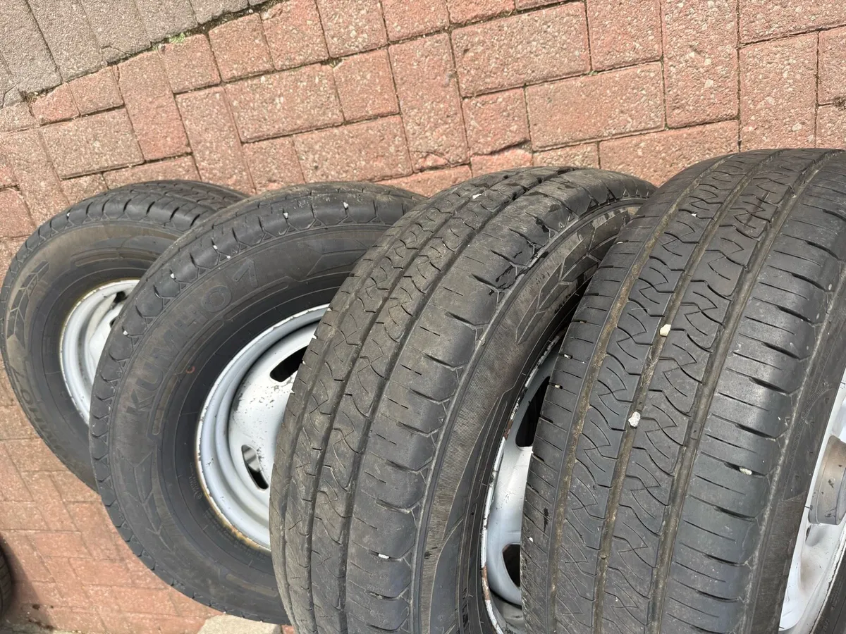 Ford Tranzit/ Alloy Wheels and Tyres 215/75R16C - Image 3