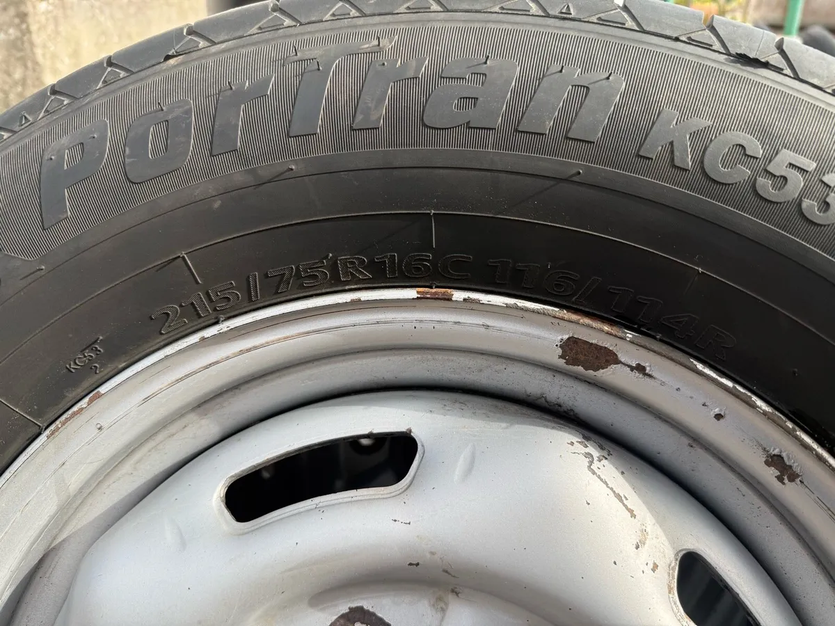 Ford Tranzit/ Alloy Wheels and Tyres 215/75R16C - Image 4