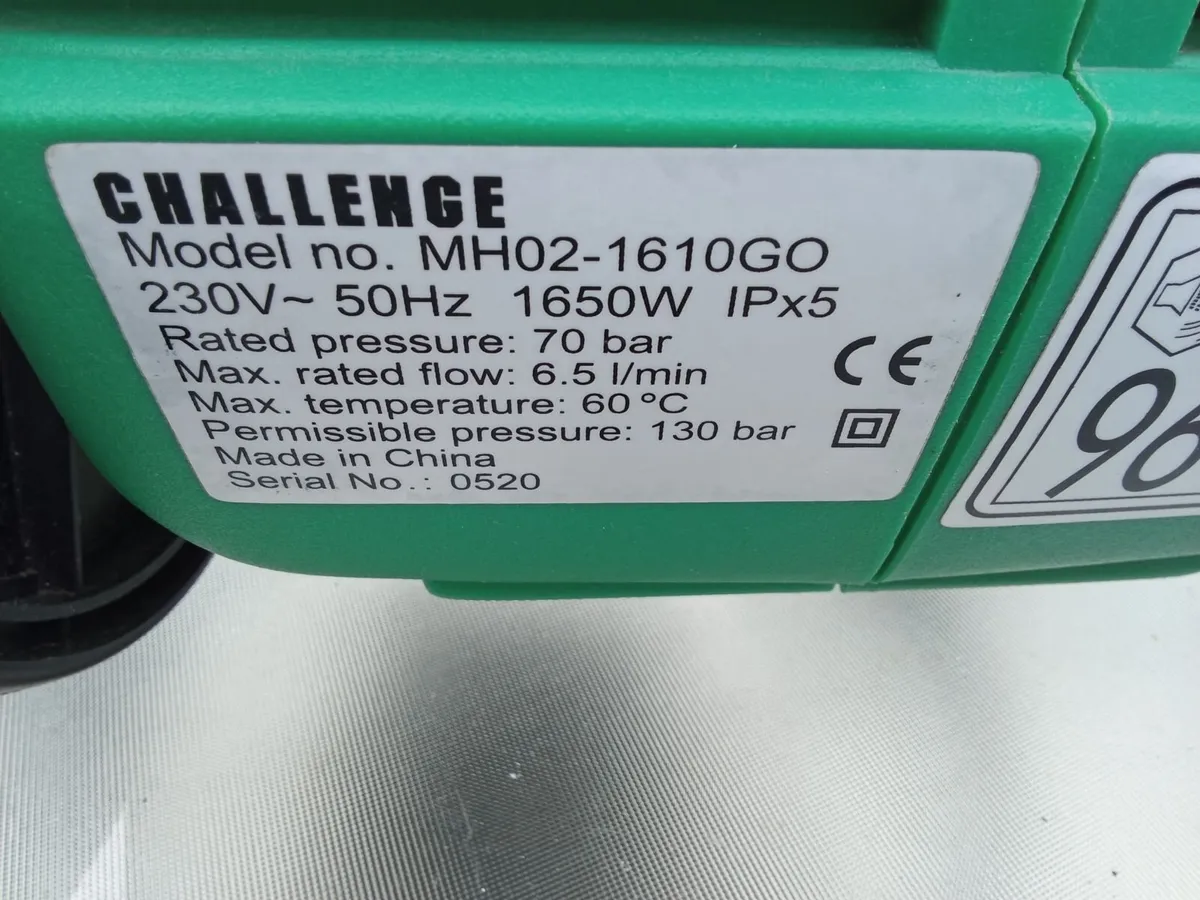 Power Washer 1,650 Watt. - Image 4