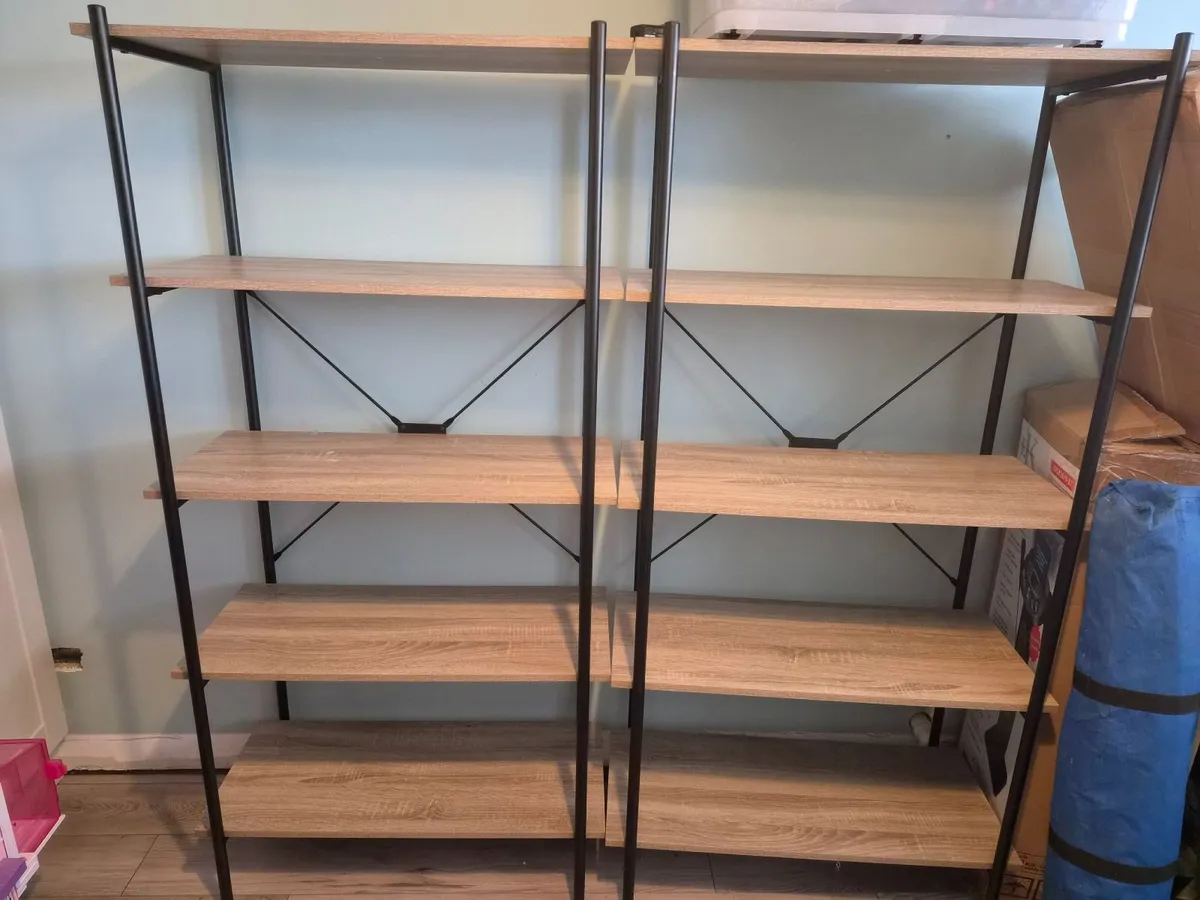 Shelving unit x 2