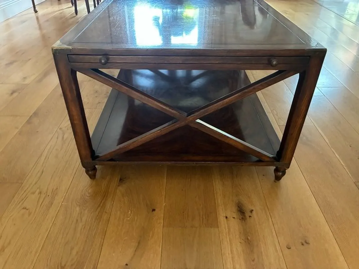 Mahogany coffee table - Image 2