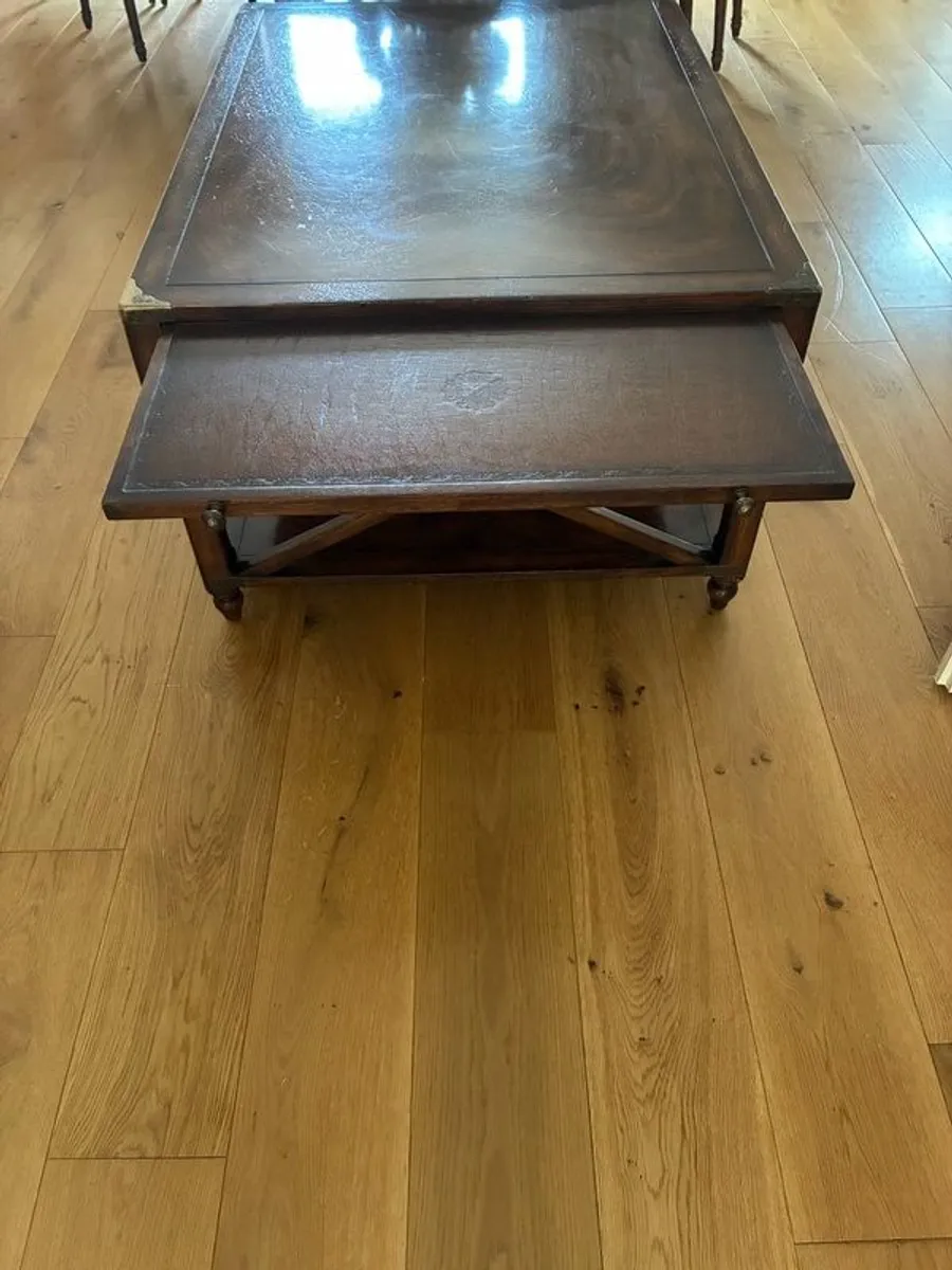 Mahogany coffee table - Image 4