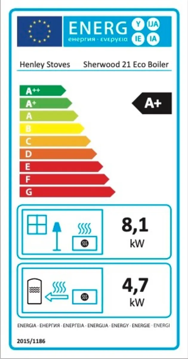 Henley Sherwood, 21kw Eco Boiler Stove (boxed new) - Image 4
