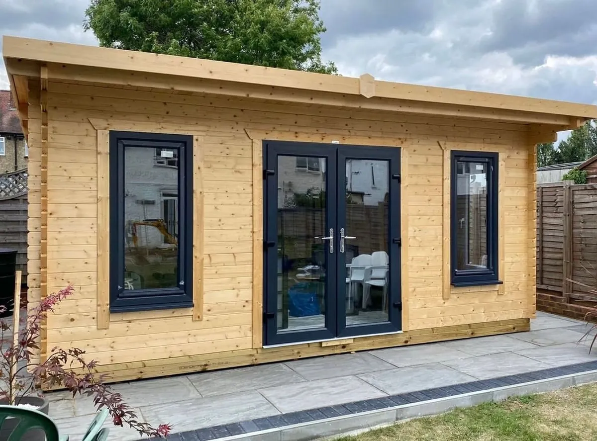 🏡 20x10 COOLA PENT LOG CABIN – 44mm SCANDINAVIAN - Image 2